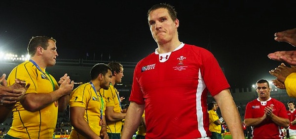 Wales RWC Gethin Jenkins Defeat